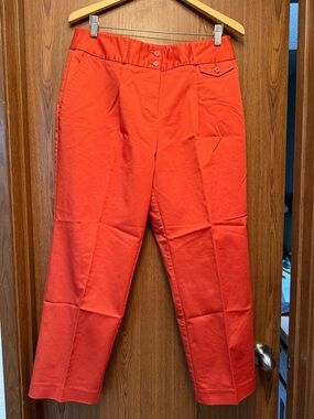 Liz Claiborne Bright Orange Cropped Pants